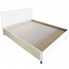 Pat Soft tapitat pentru saltea 160x200, Bej